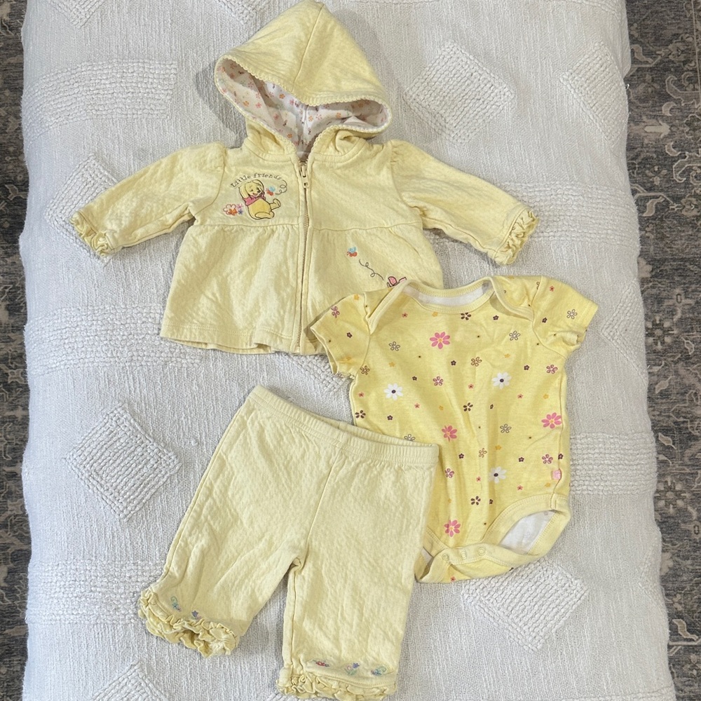 Disney Yellow Kids Matching Set
